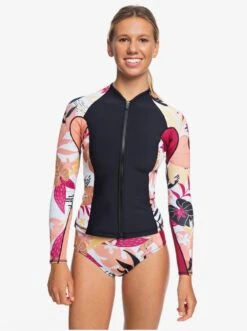 Roxy Top Neo Pop Surf Zip LS 1mm